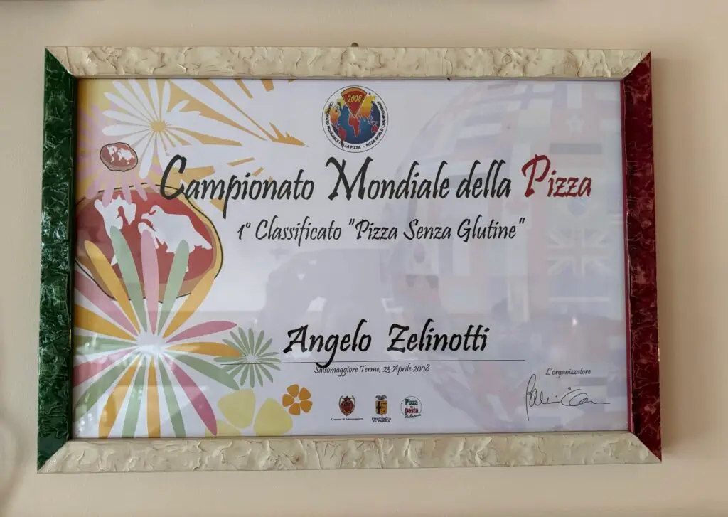 angelo zelinotti detto forgione si proclama campione del mondo di pizza senza glutine chi siamo ecco la pizzeria forgione di marino